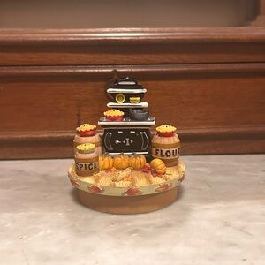 Fall Kitchen Pumpkin and Pies Our America Candle Topper